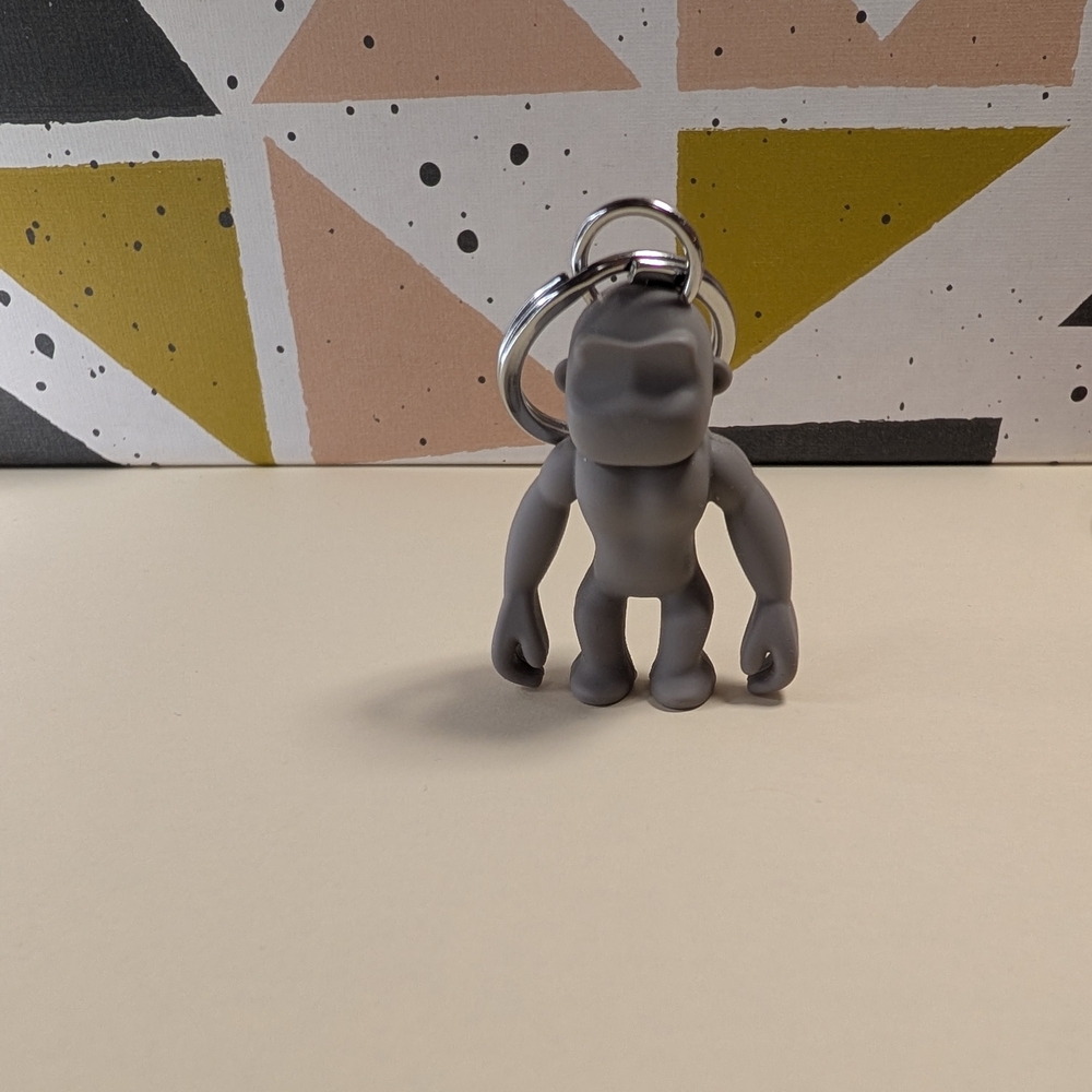 Kipling Grey Monkey Keychain - Picture 2 of 2